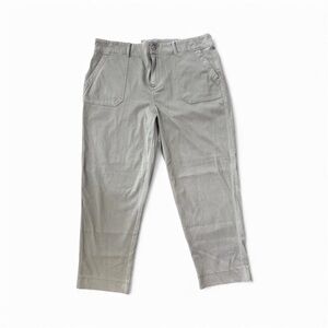 Ankle Length Pants Olive Green